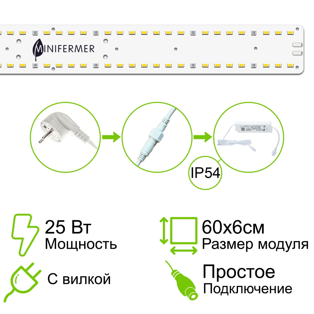Комплект освещения minifermer Quantum line 60
